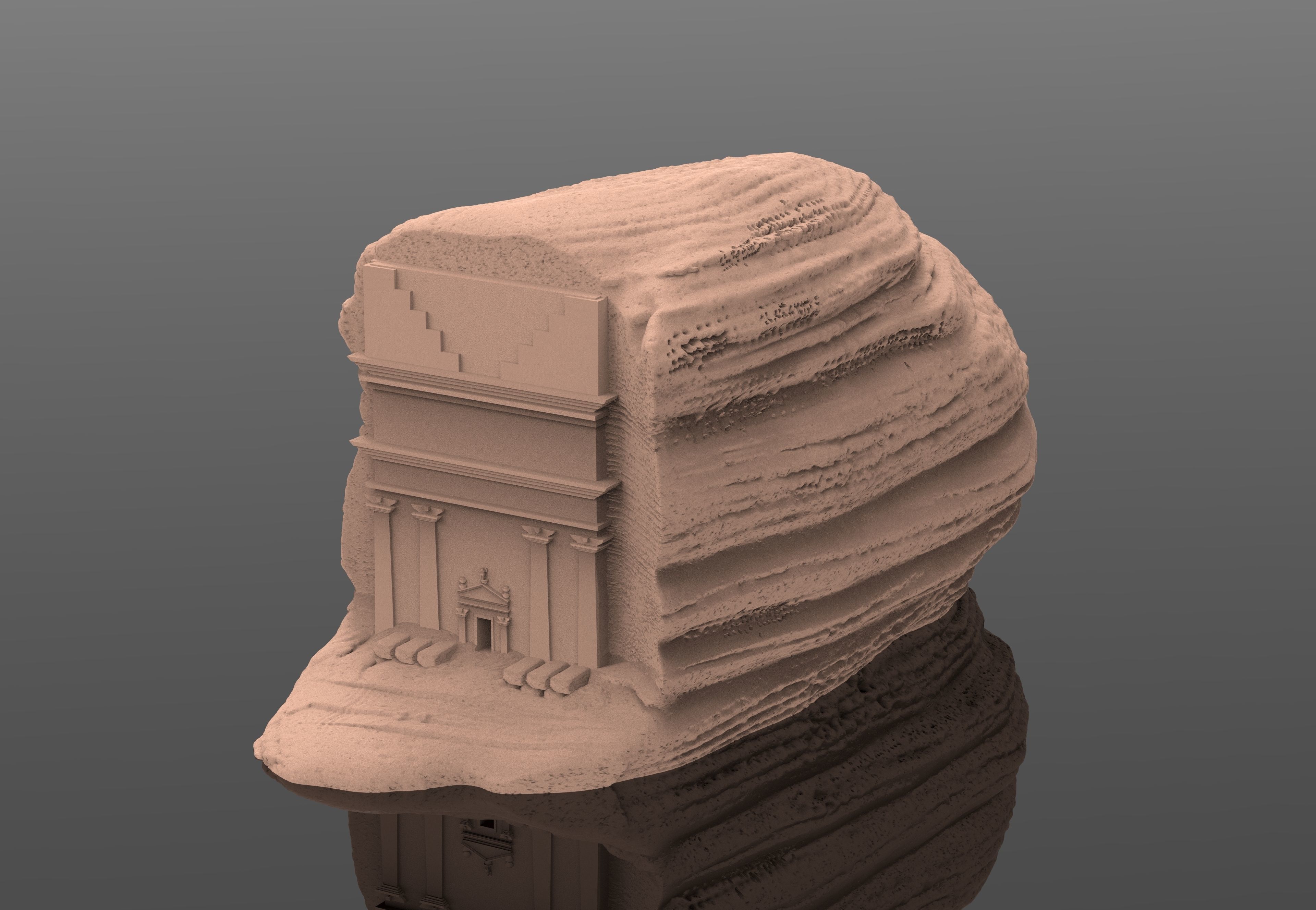 QASR AL-FARID 3D DESIGN  A GEM OF SAUDI ARABIA KSA 3D print model_7