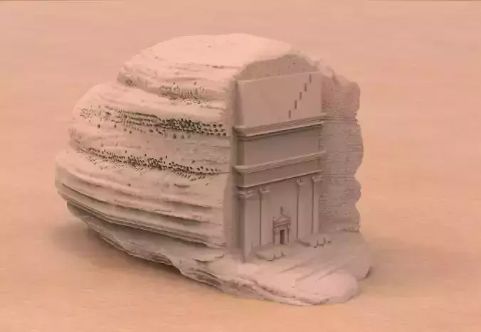 QASR AL-FARID 3D DESIGN  A GEM OF SAUDI ARABIA KSA 3D print model