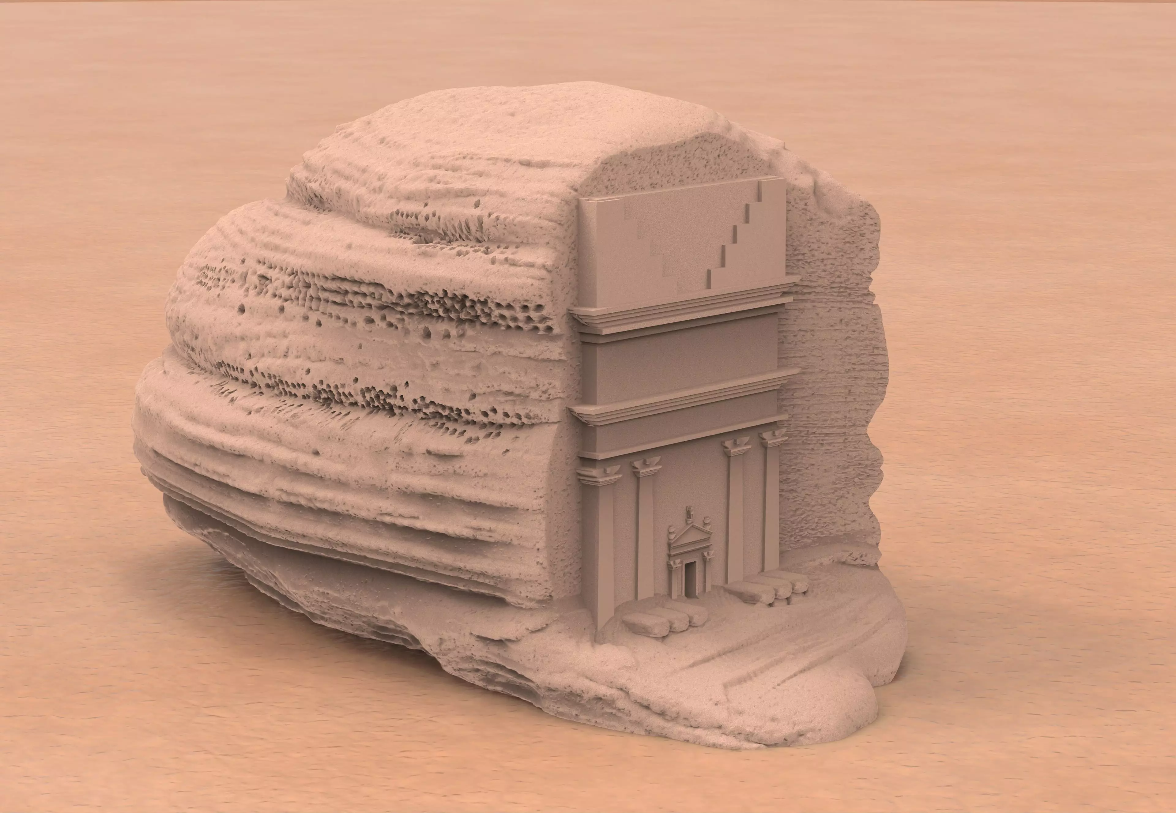 QASR AL-FARID 3D DESIGN  A GEM OF SAUDI ARABIA KSA 3D print model_0