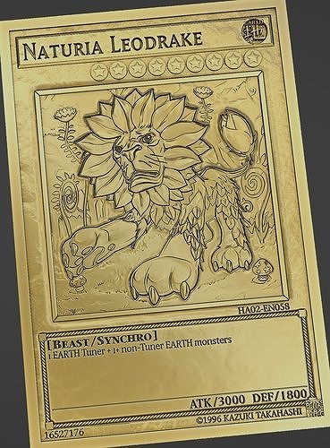 Naturia Leodrake - yu-gi-oh 3D print model