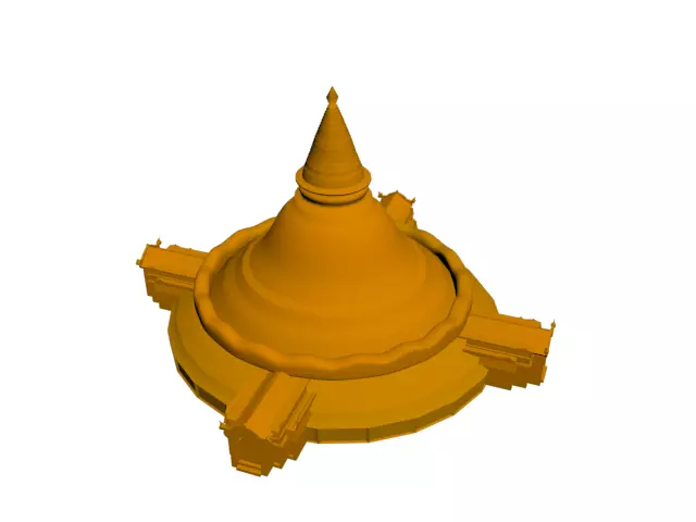 pagoda 3D print model_0