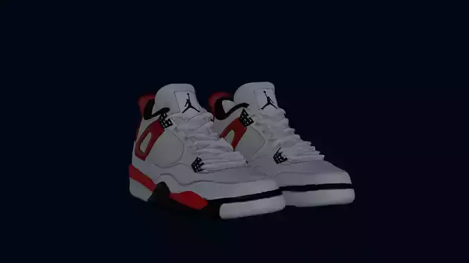 High-Quality Air Jordan 3D Model-Detailed and textured