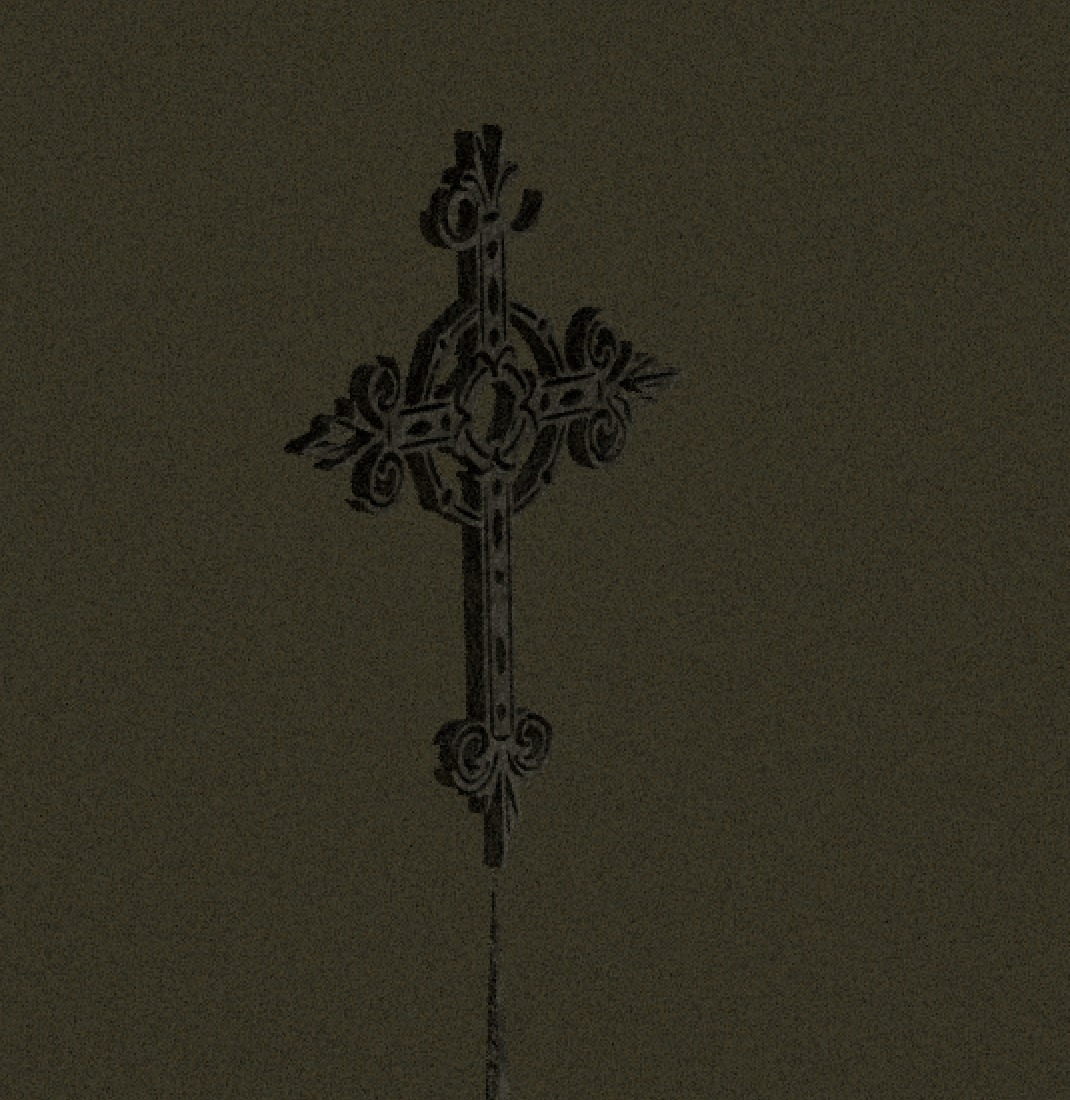 A gothic arch and candles 3D model_4