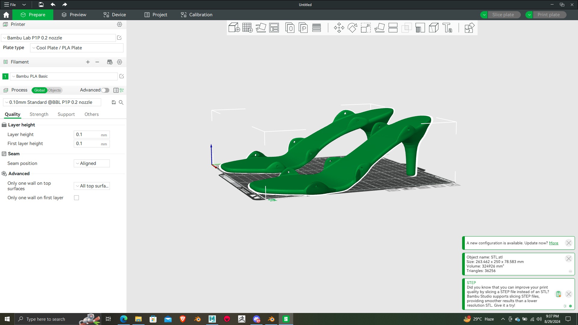 Summer Heel lase version 3d model 3D print model_16