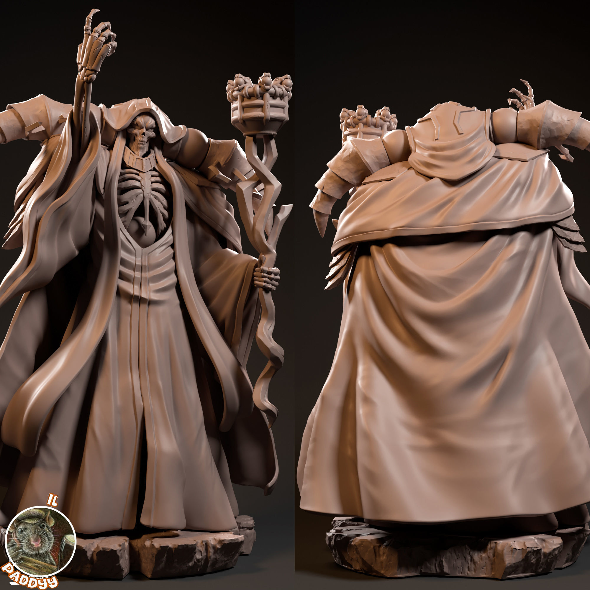 Overlord fanart 3D print model_2