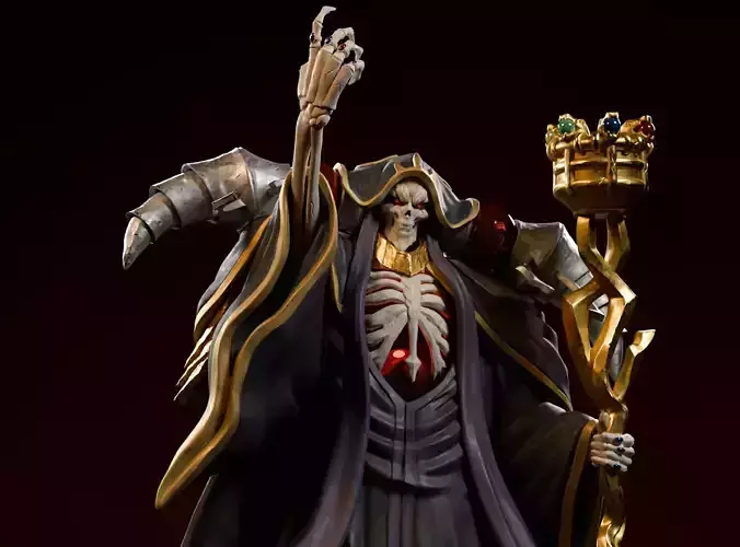 Overlord fanart 3D print model