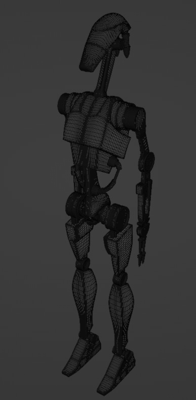 battledroid from star wars 3D model_5