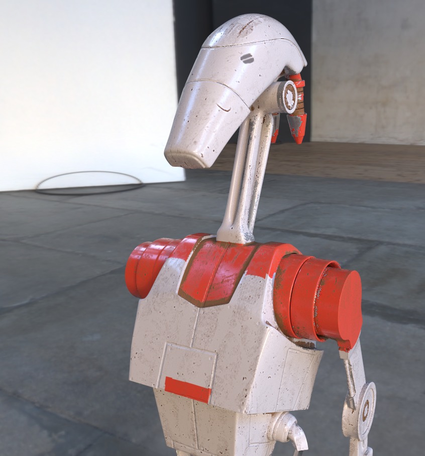 battledroid from star wars 3D model_1