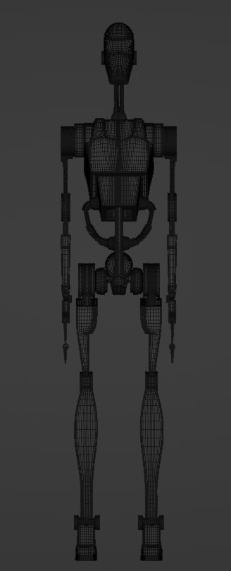 battledroid from star wars 3D model_6