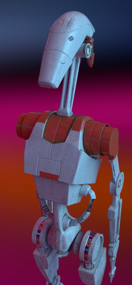 battledroid from star wars 3D model_3