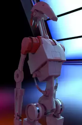 battledroid from star wars 3D model