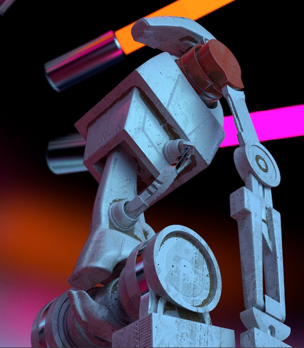 battledroid from star wars 3D model_2