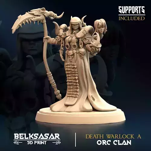 Orc - Death Warlock A 3D print model