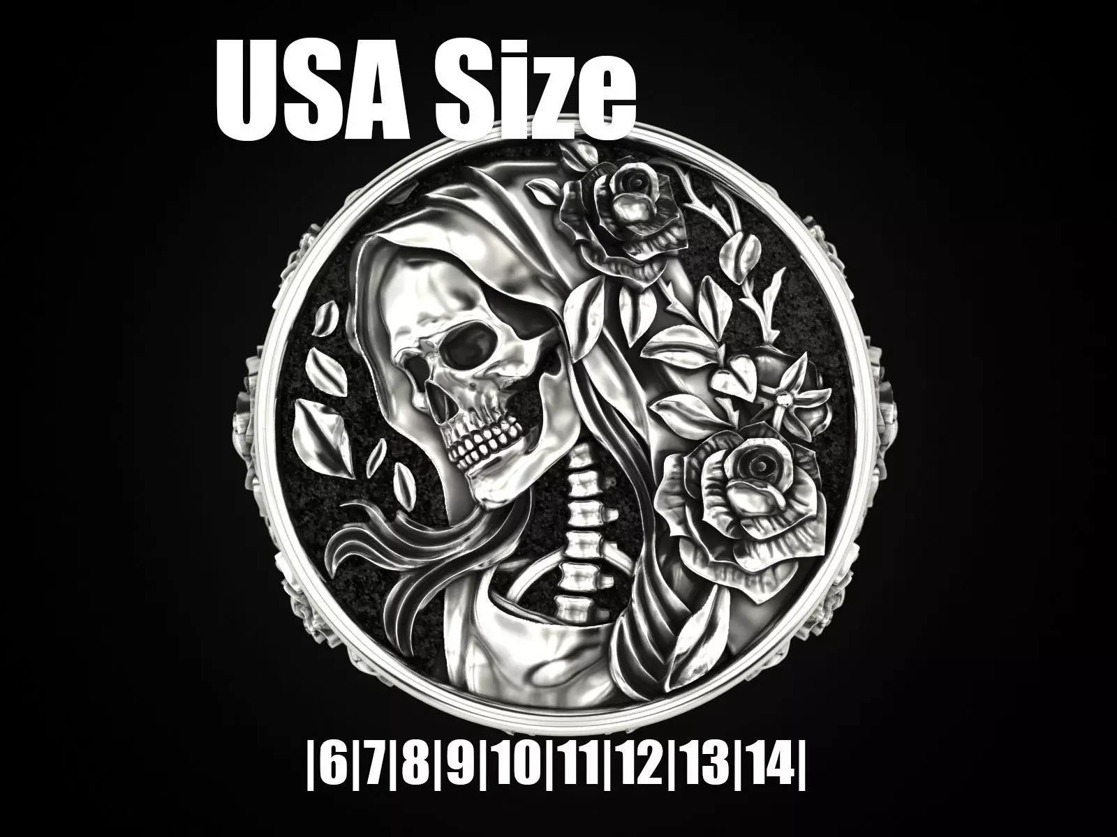 Eternal Blossom Ring 3D print model_0