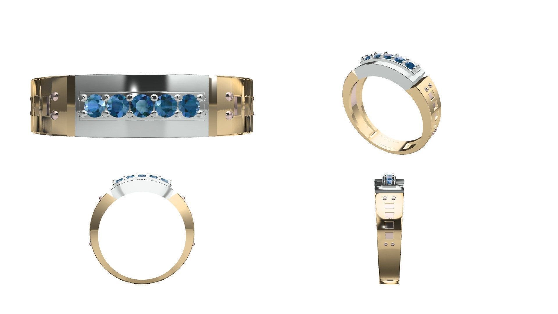 Ring 0001 3D Printable Model  Free 3D print model_7