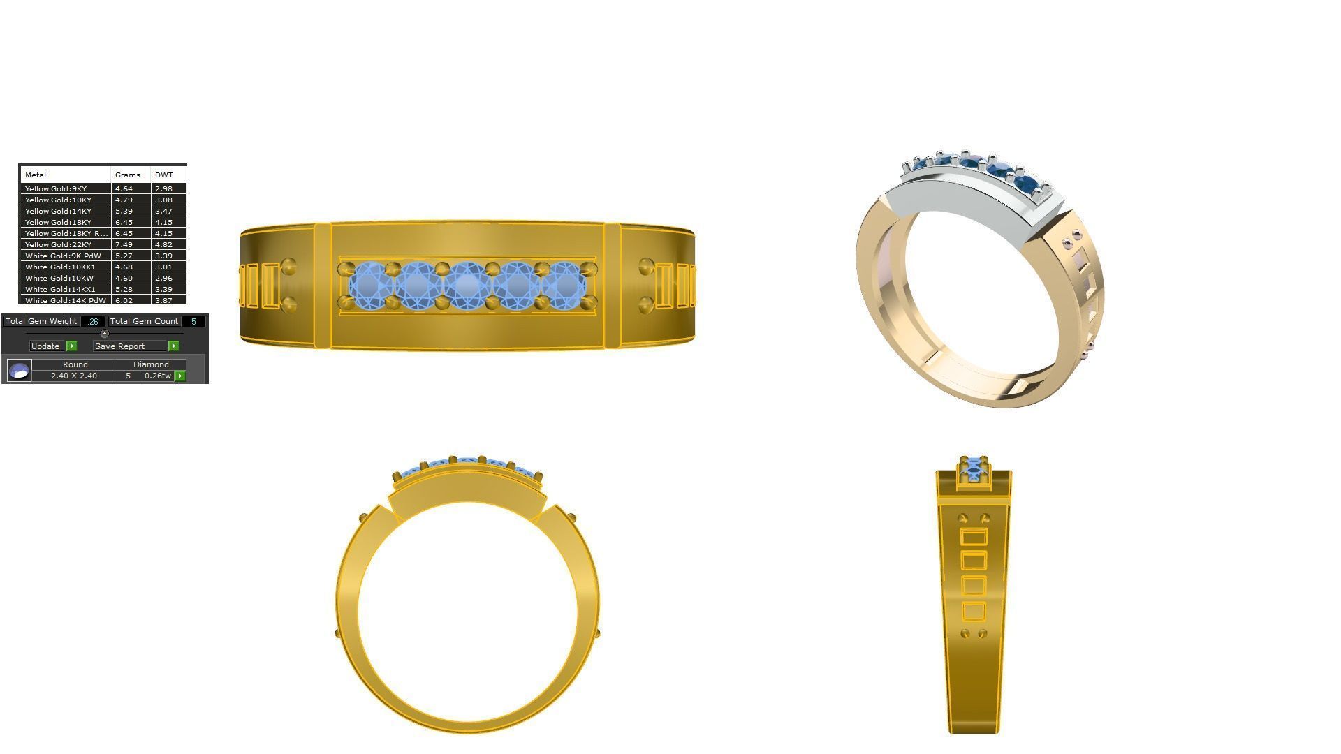 Ring 0001 3D Printable Model  Free 3D print model_10