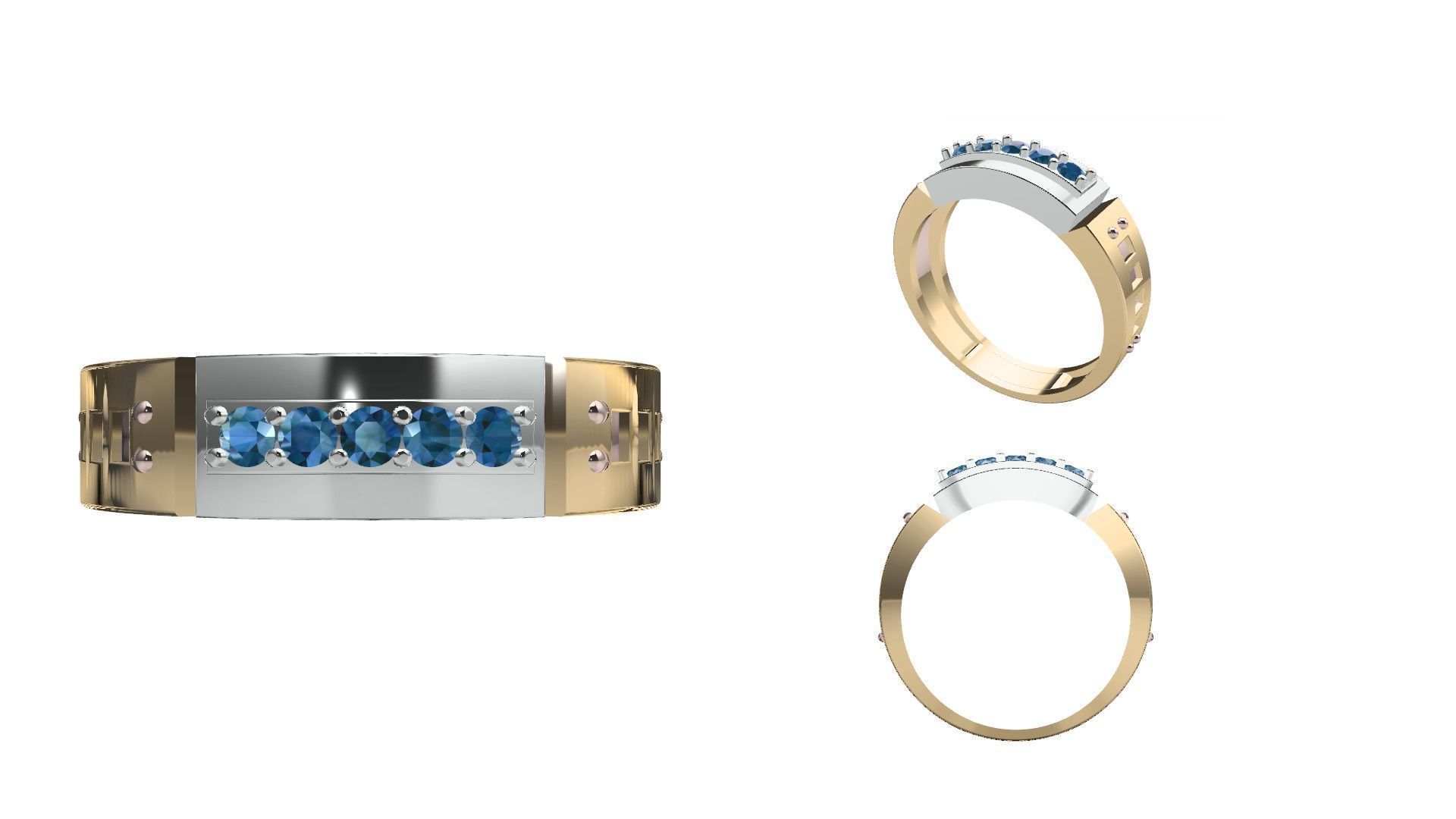 Ring 0001 3D Printable Model  Free 3D print model_5