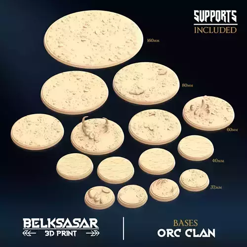 Orc Clan - Bases 3D print model