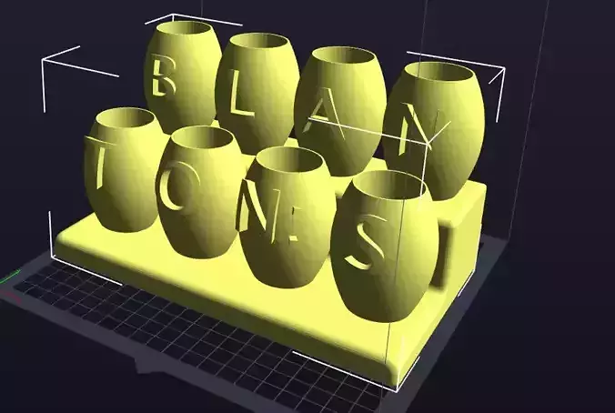 Blantons Topper Stand 3D print model