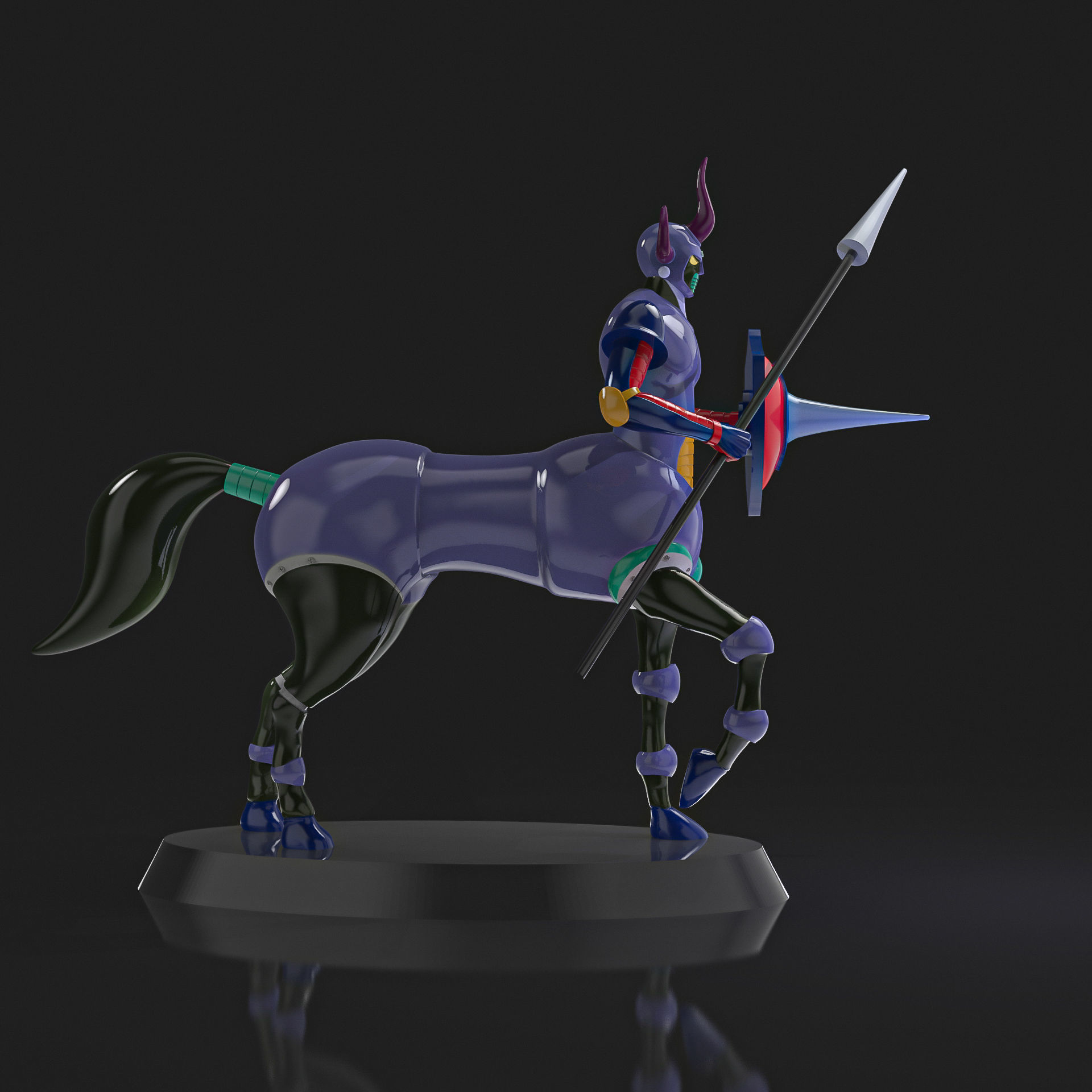 Kentol Gamma 7 Mazinger Z 3D print model_5