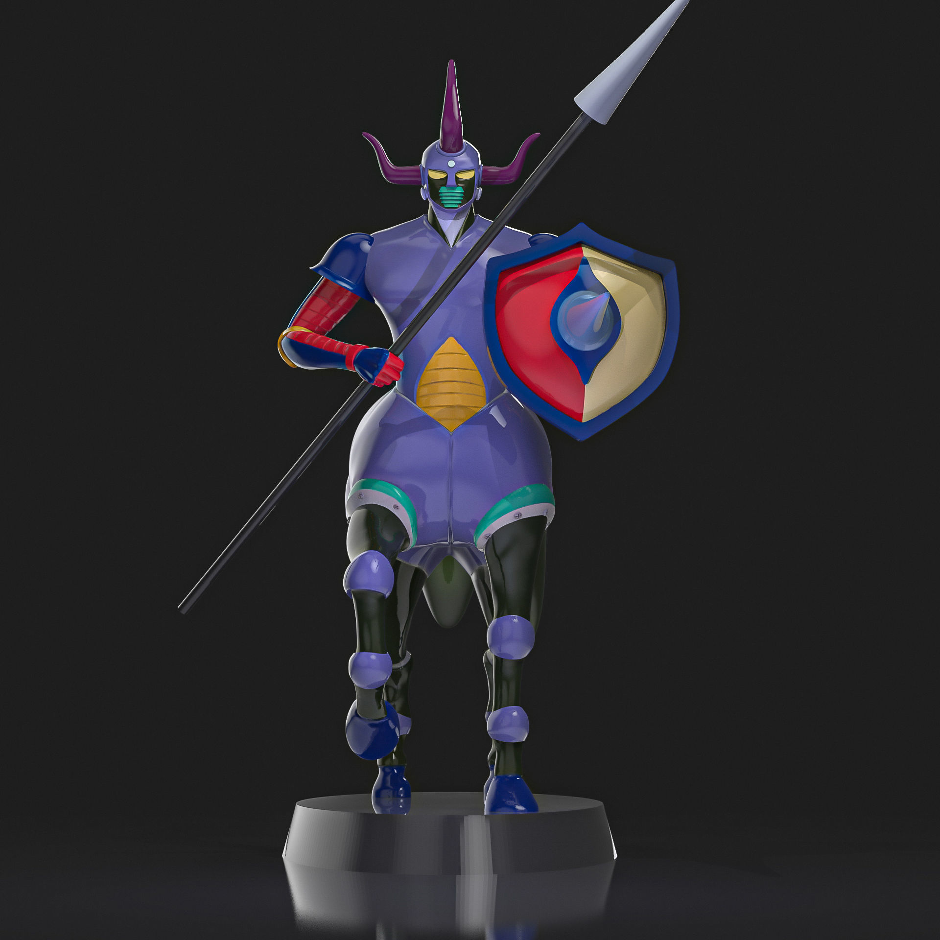Kentol Gamma 7 Mazinger Z 3D print model_2