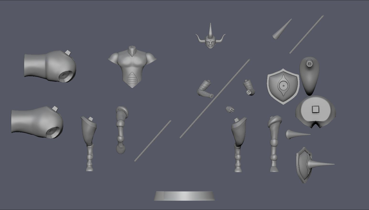 Kentol Gamma 7 Mazinger Z 3D print model_6