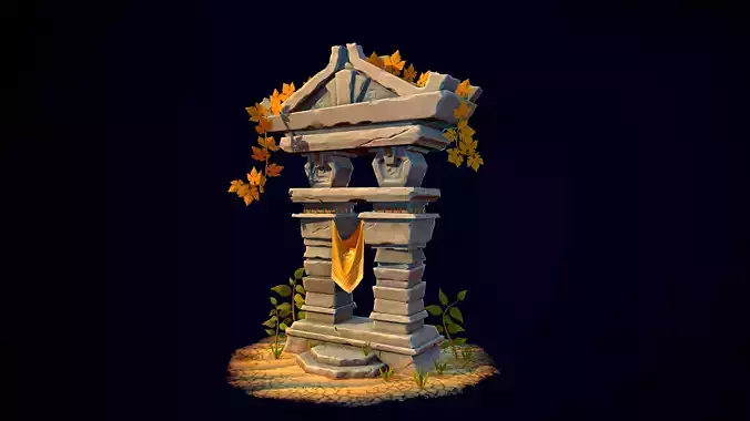 Altar low-poly