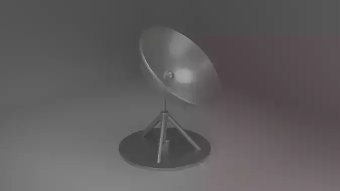 Antenna Low Poly