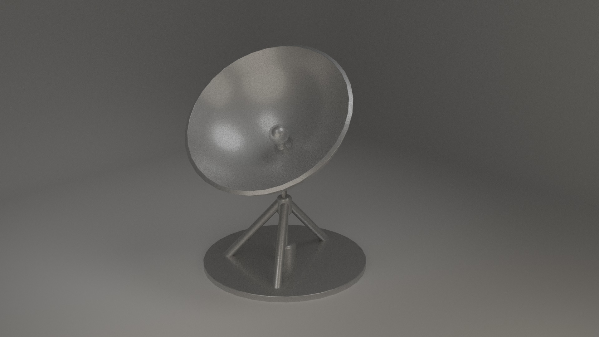 Antenna Low Poly Low-poly 3D model_1
