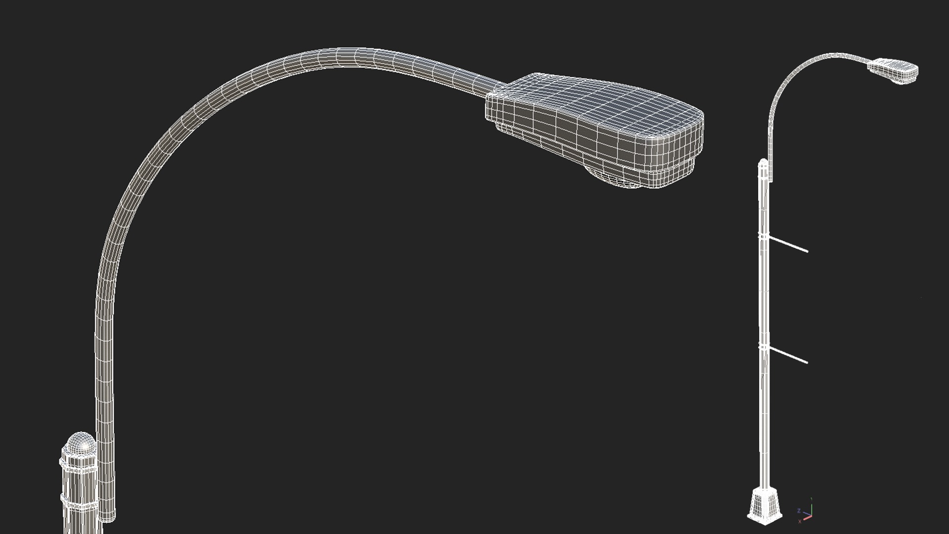 Traffic Light 01 Low-poly 3D model_12