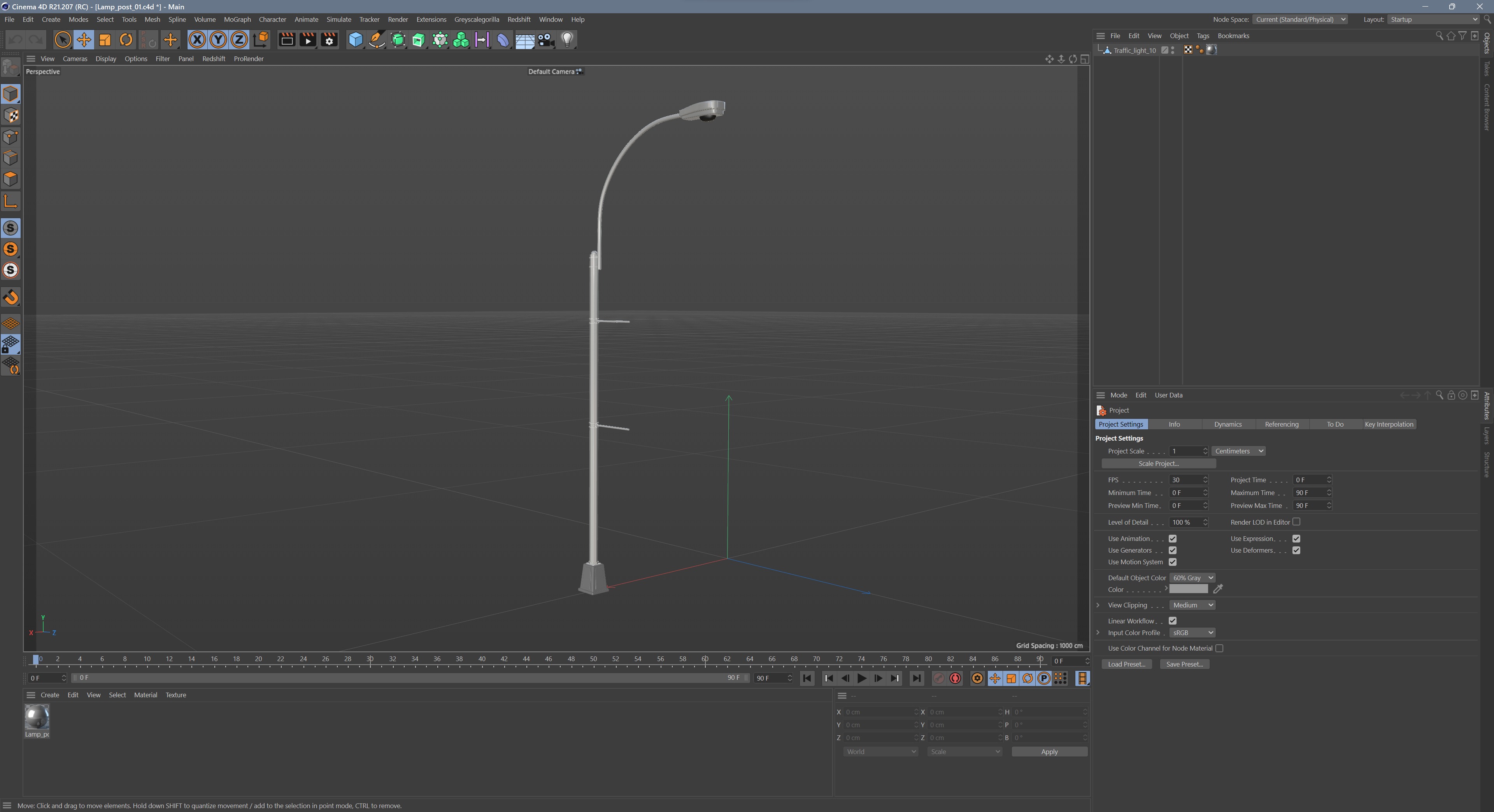 Traffic Light 01 Low-poly 3D model_10