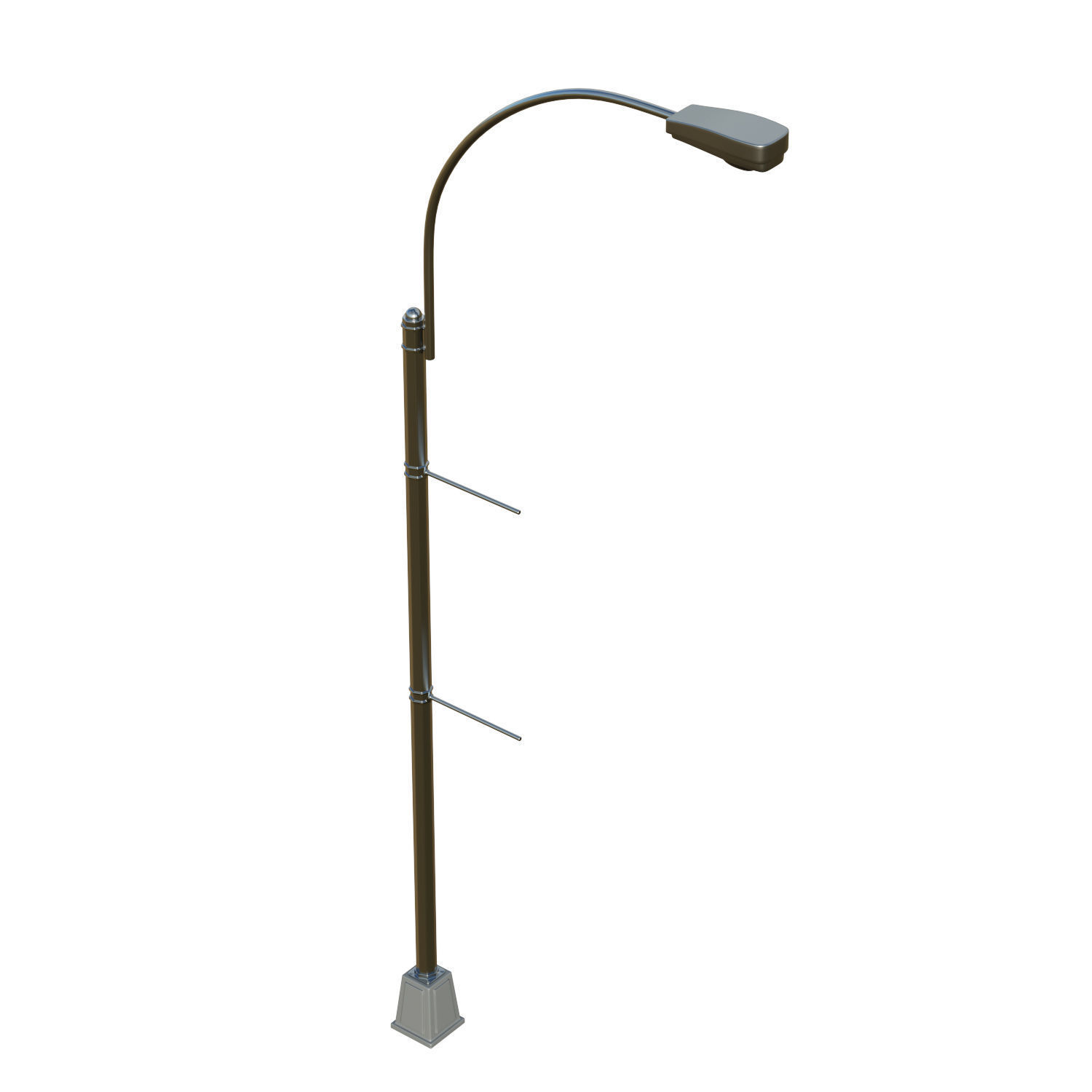 Traffic Light 01 Low-poly 3D model_5