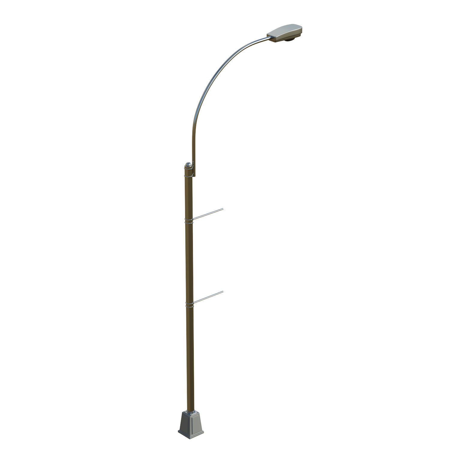 Traffic Light 01 Low-poly 3D model_6