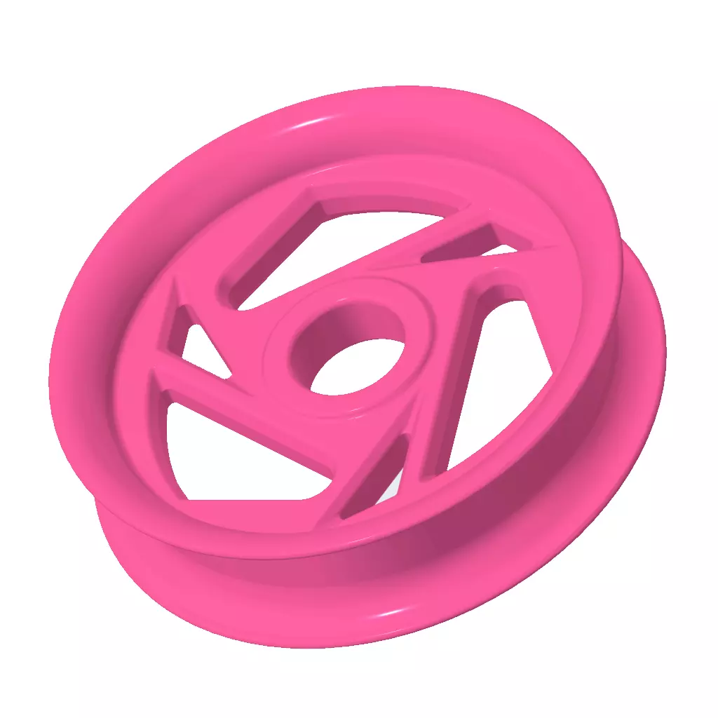 Tricycle Wheel Rim 3D print model_0