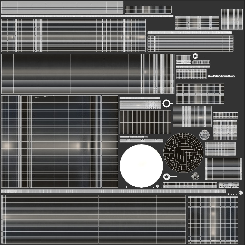 Traffic Light 03 Low-poly 3D model_13