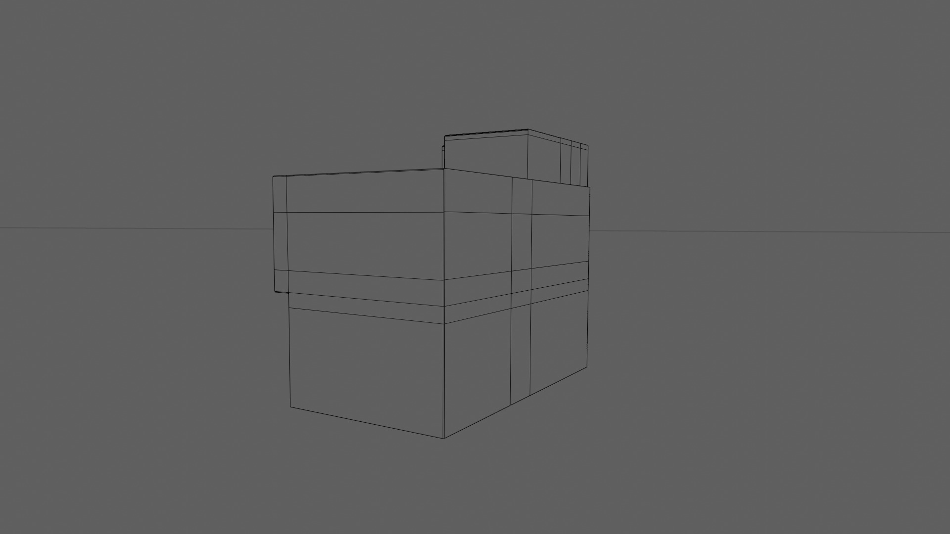 house 1 2 1 free Free low-poly 3D model_35