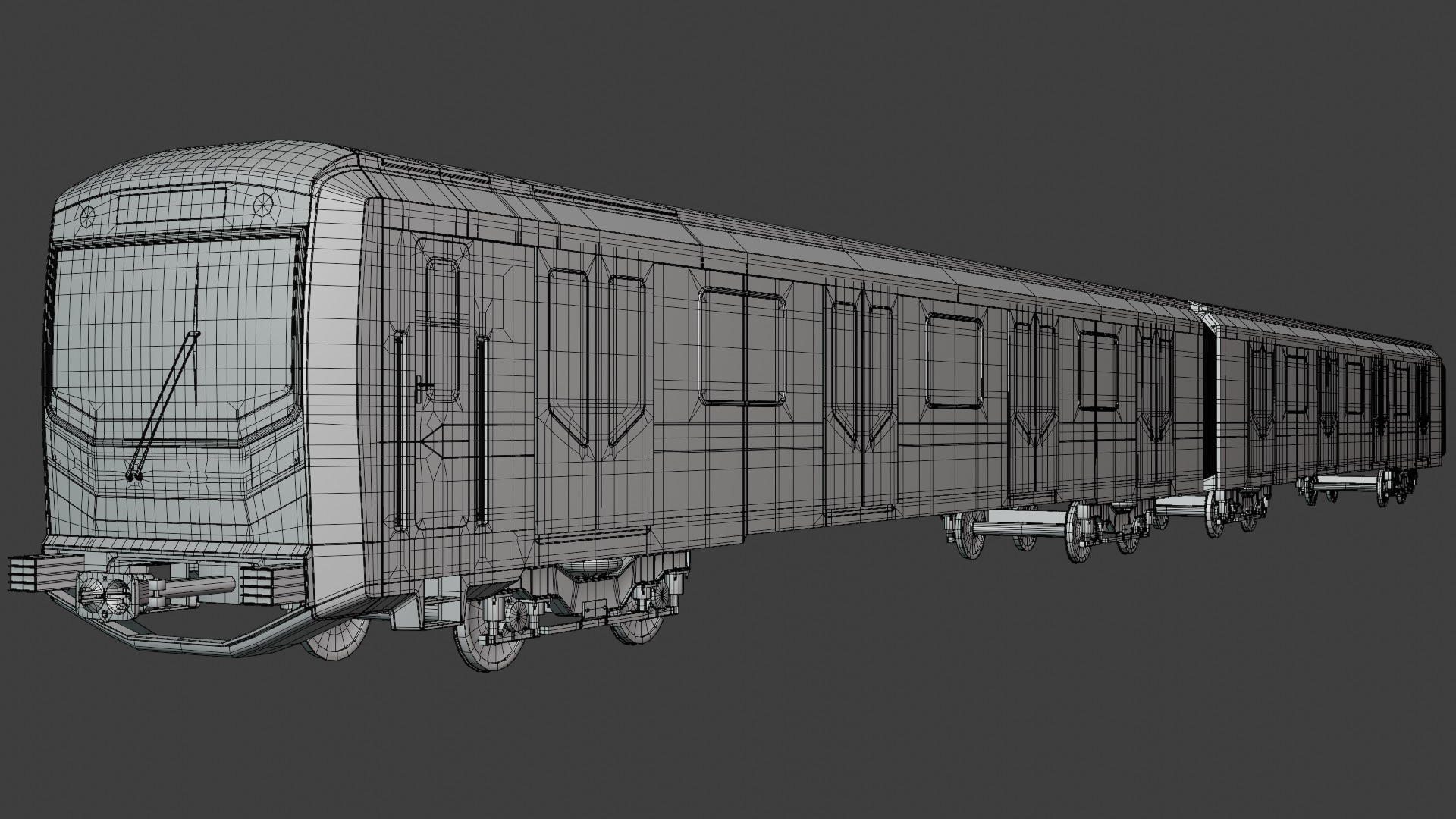 European metro trains 3D Model Collection_11