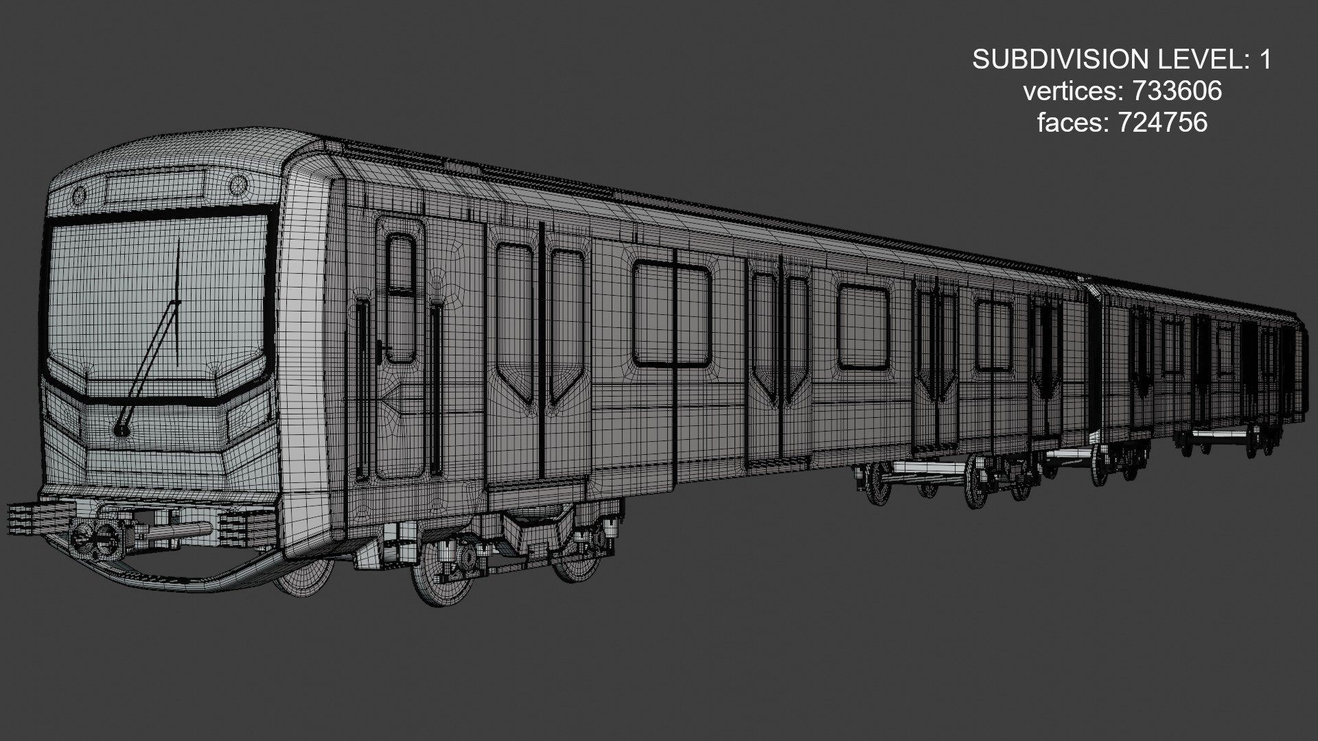 European metro trains 3D Model Collection_12