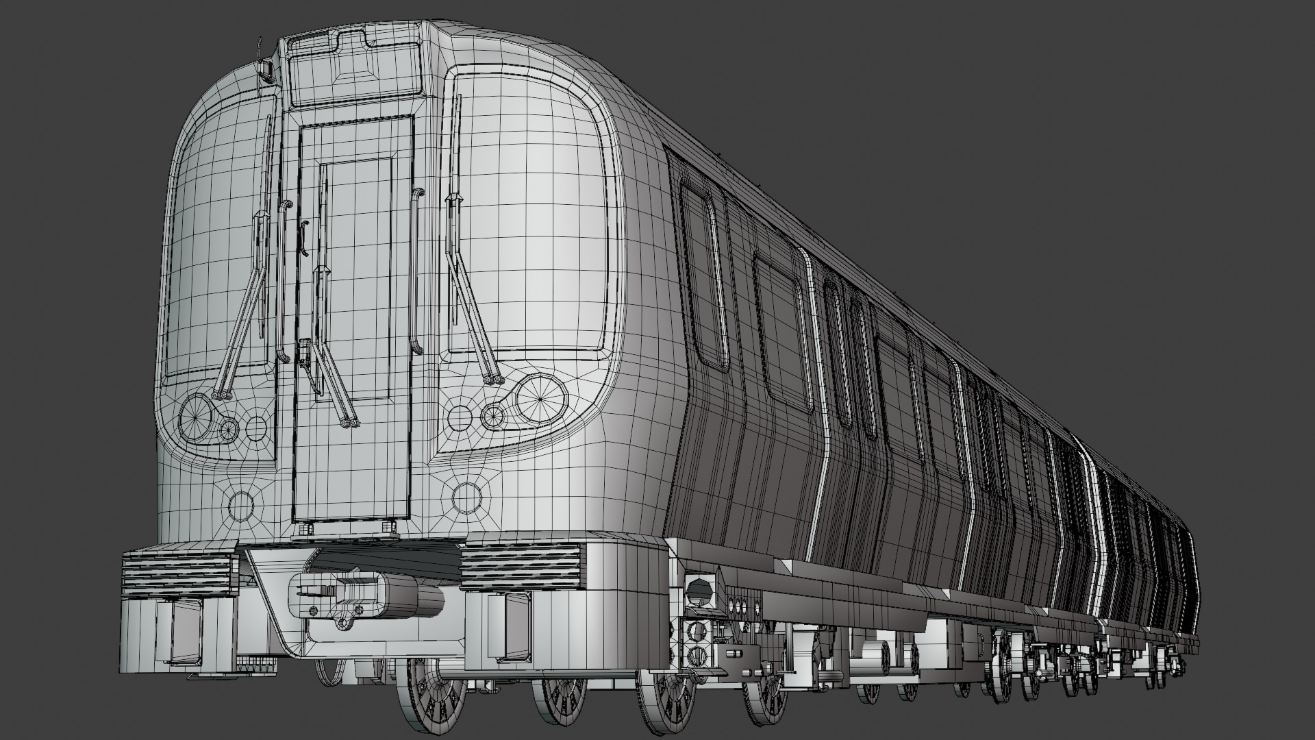 European metro trains 3D Model Collection_6