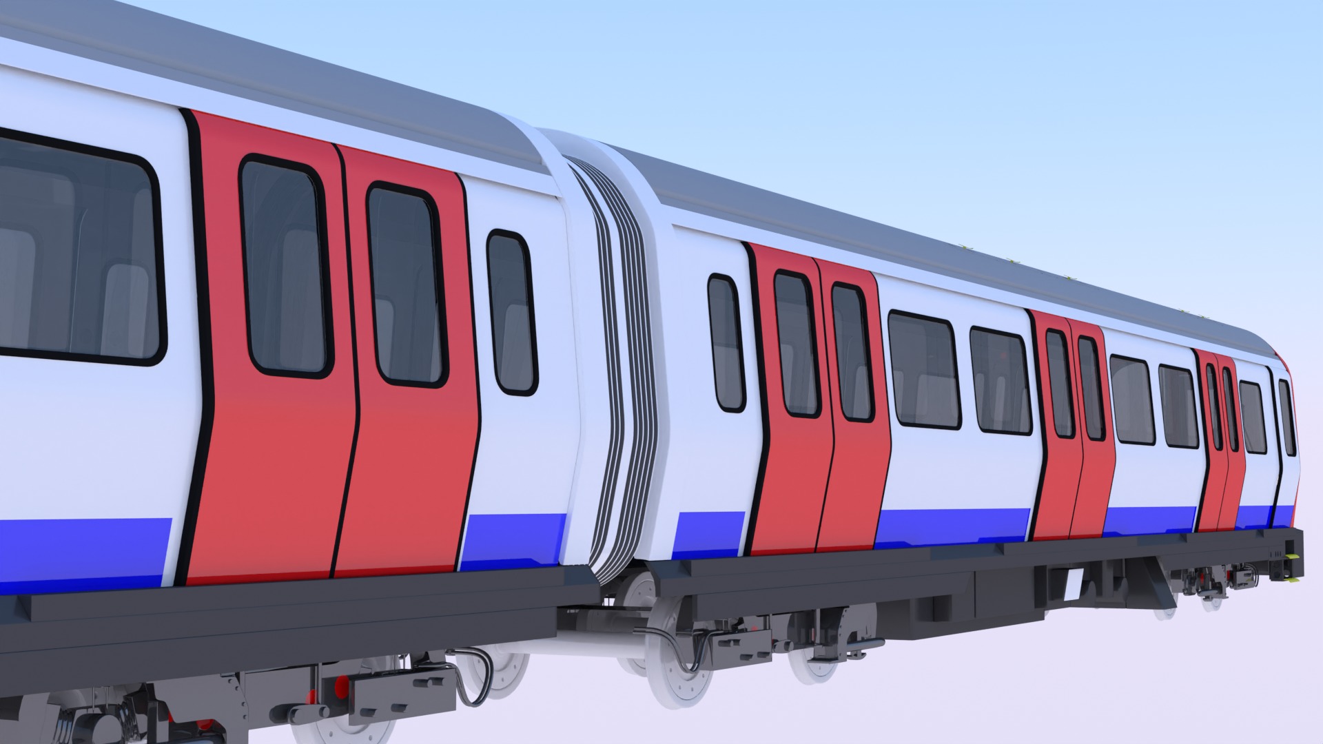 European metro trains 3D Model Collection_9