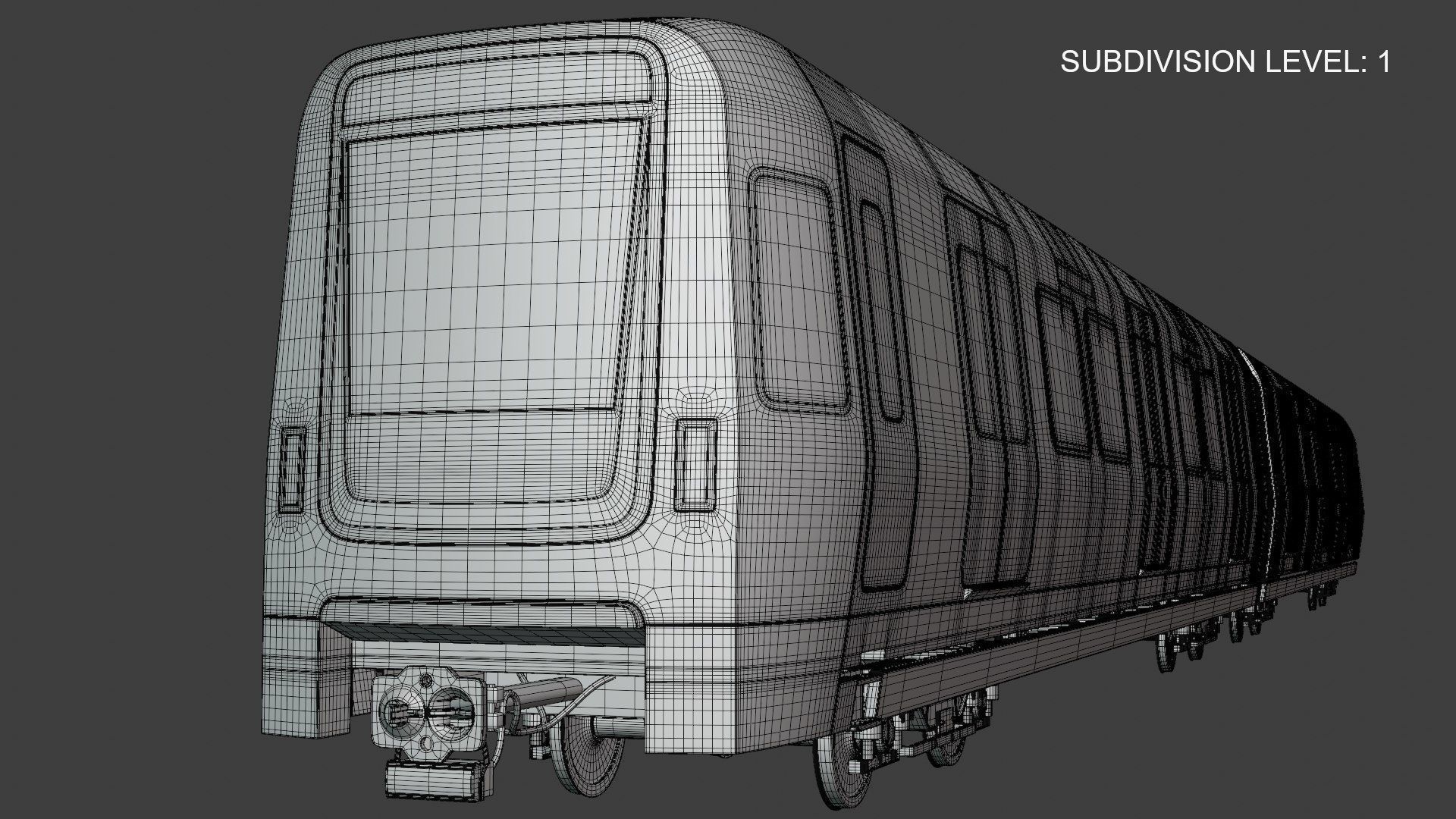 European metro trains 3D Model Collection_3
