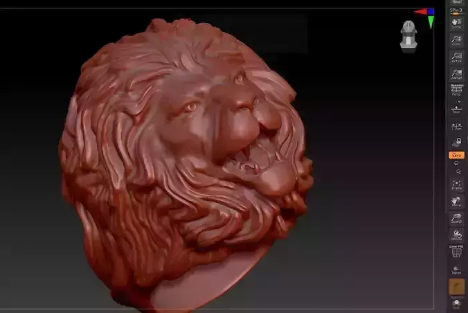 1041 g LionRing  reduce mesh 107 gm 22k   92point8 gm 18k 