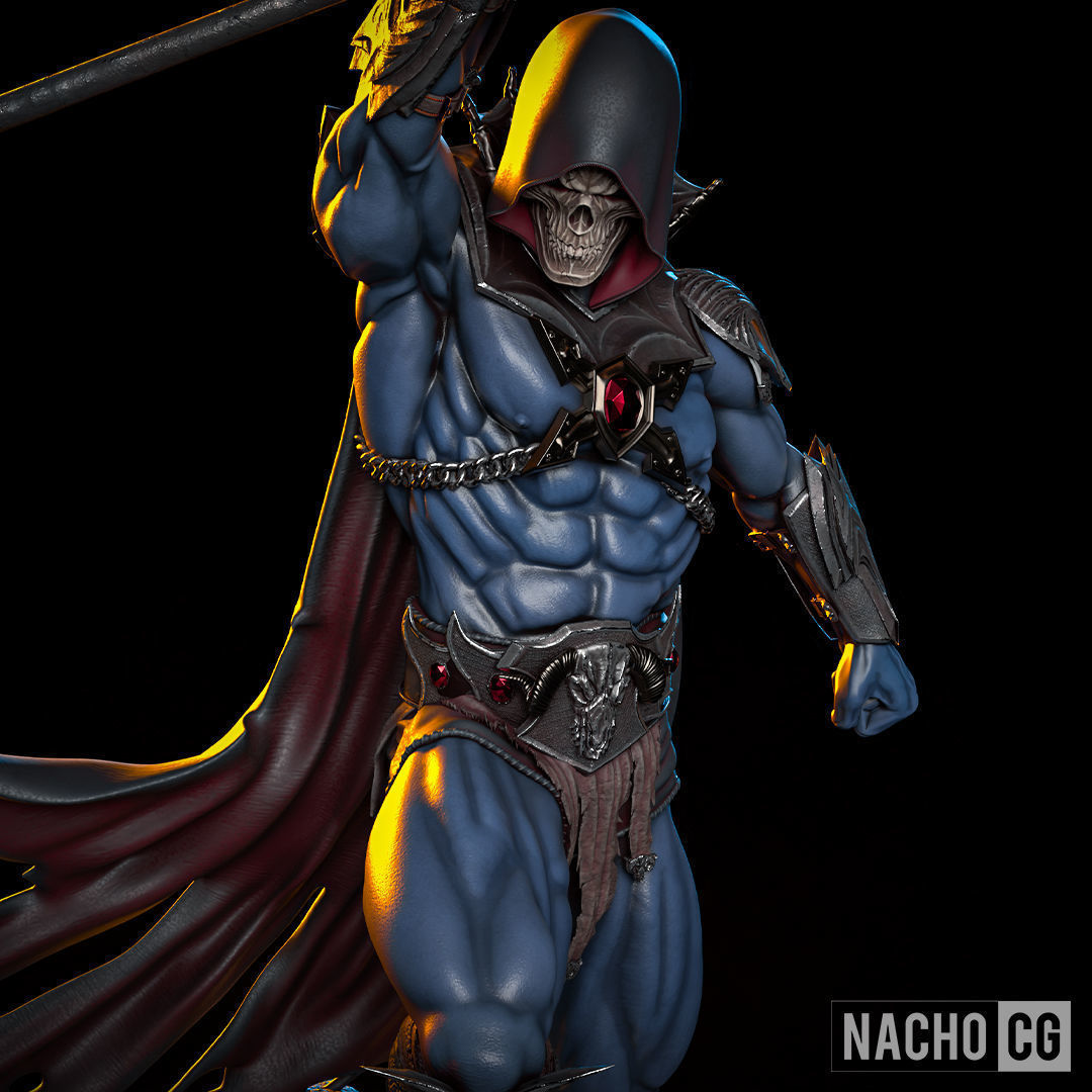 Fan Art - Skeletor II - Statue 3D print model_4