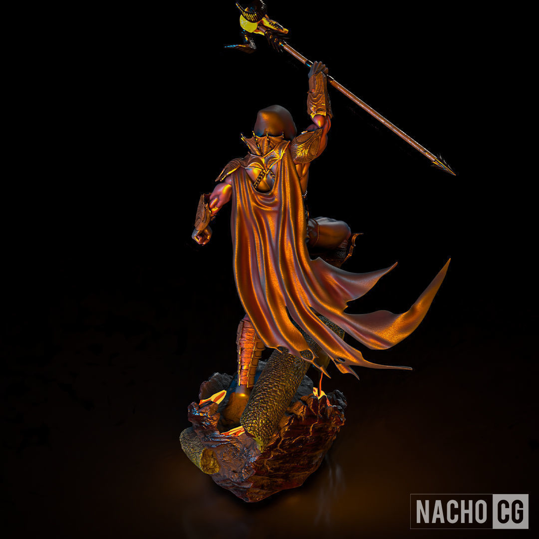 Fan Art - Skeletor II - Statue 3D print model_2