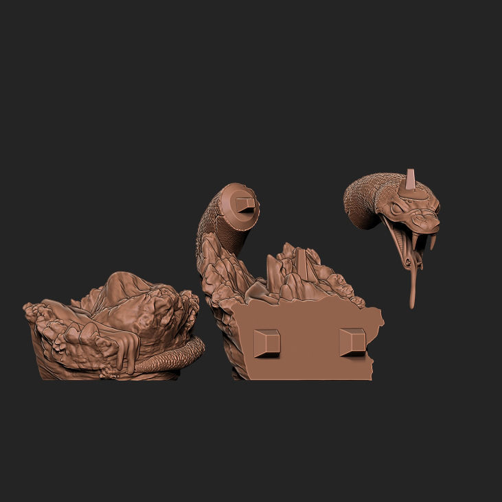 Fan Art - Skeletor II - Statue 3D print model_8