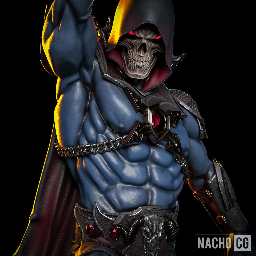 Fan Art - Skeletor II - Statue 3D print model_6