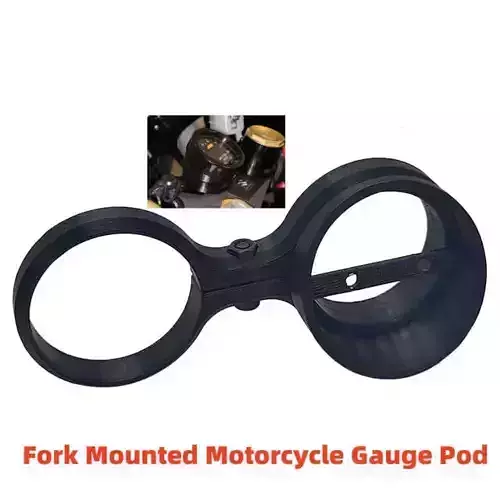 Fork Mounted Motorcycle Gauge Pod AEM Slim Suzuki GSXR 3D print model
