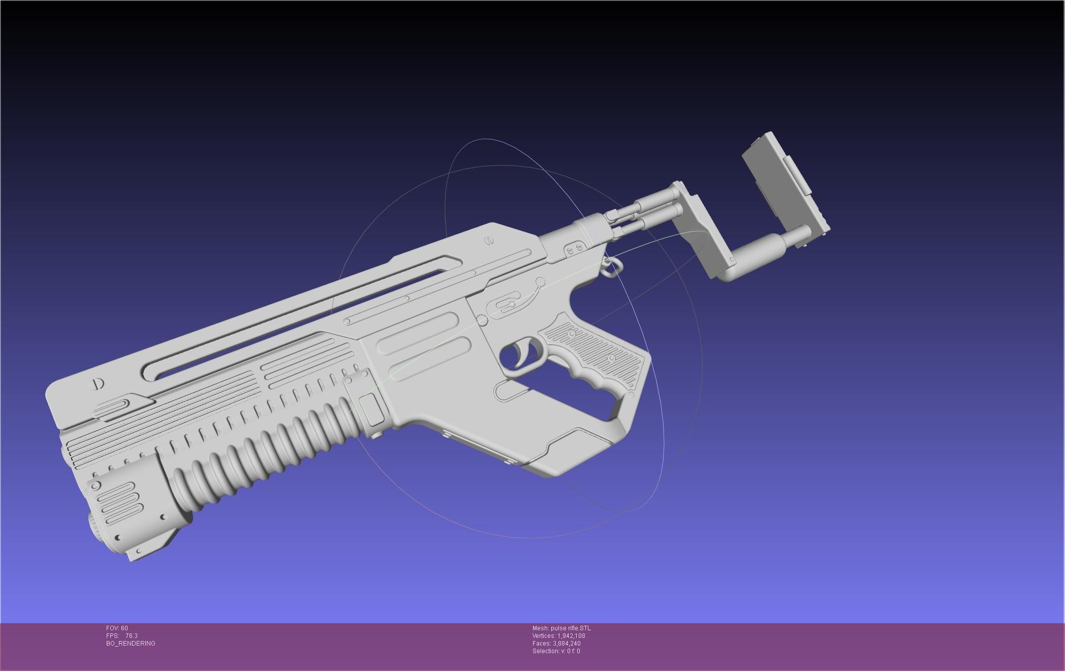Alien Romulus Pulse Rifle 3D model_37