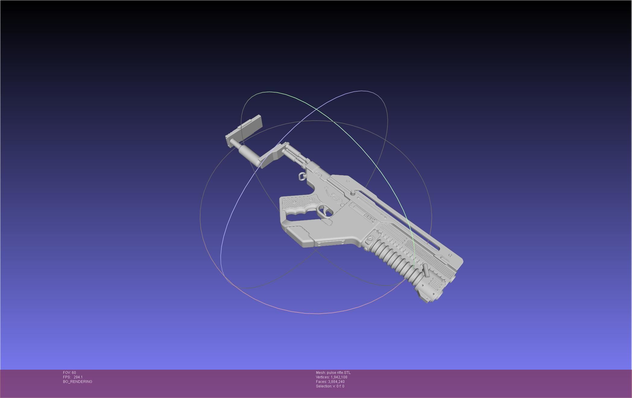 Alien Romulus Pulse Rifle 3D model_10