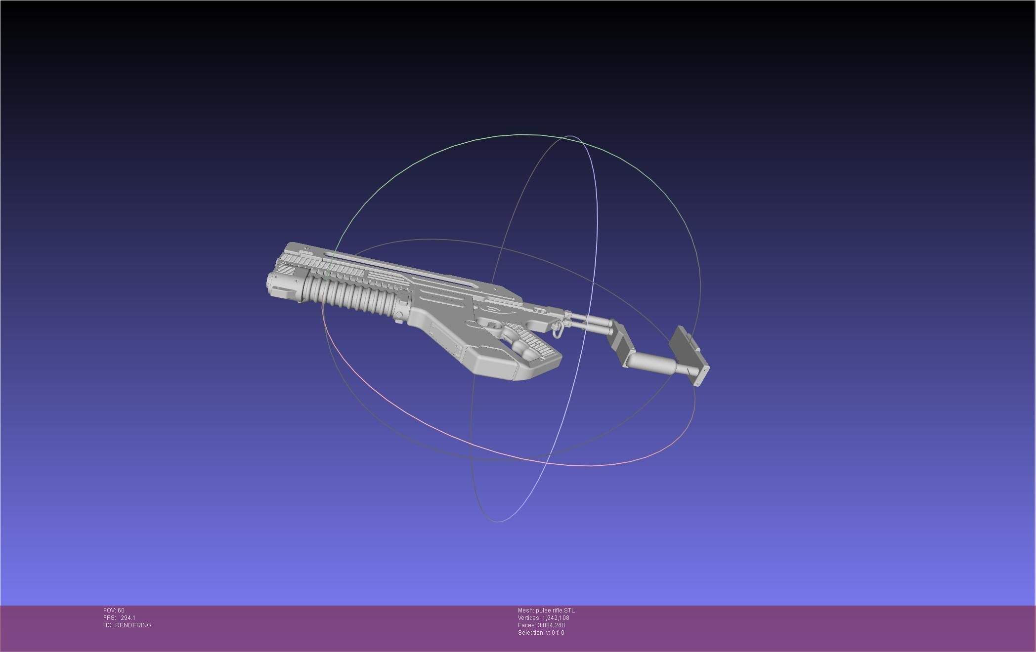 Alien Romulus Pulse Rifle 3D model_24